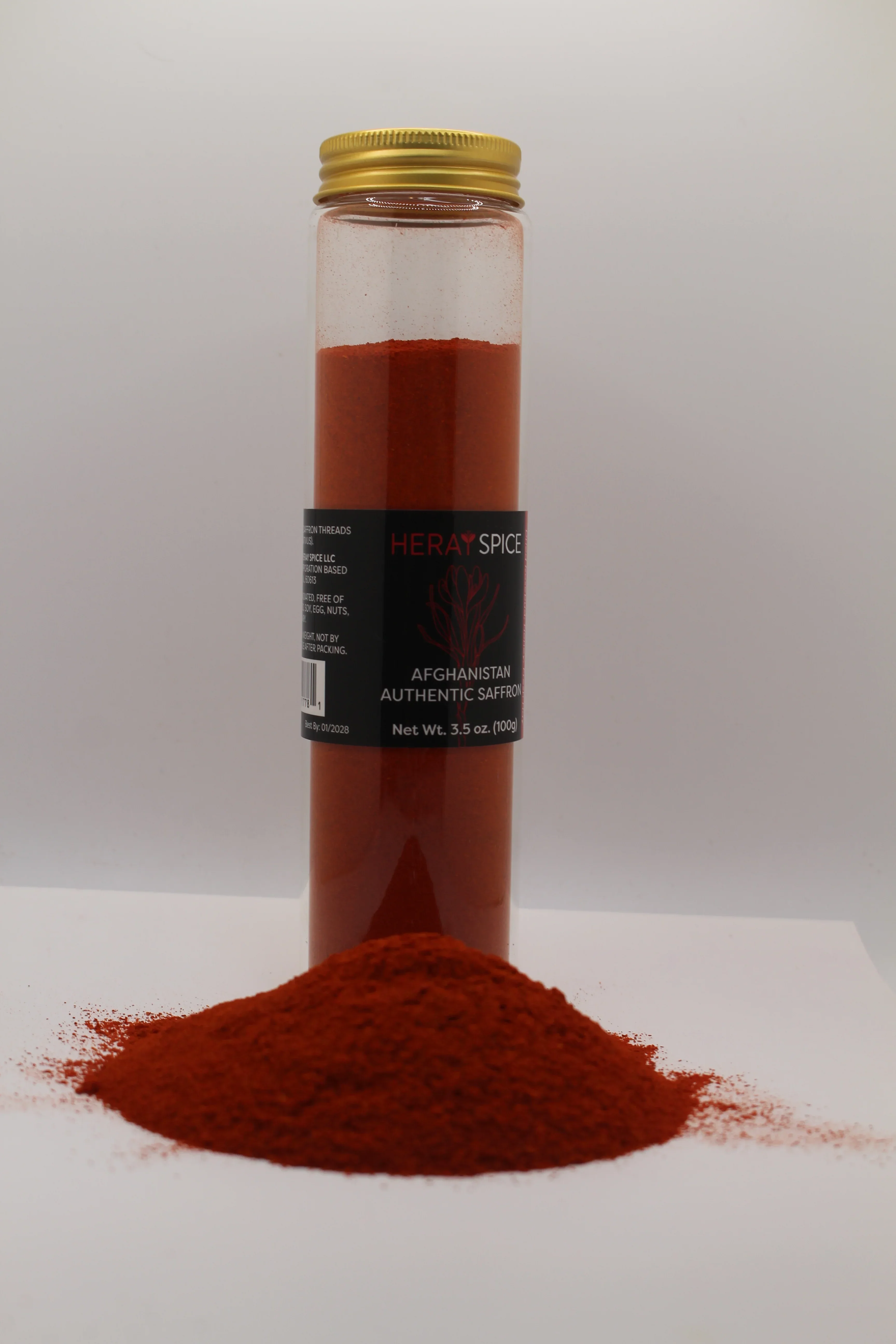 100 Grams (3.5 Oz) Heray Saffron Powder, Afghani Superior Negin Quality - Image 9